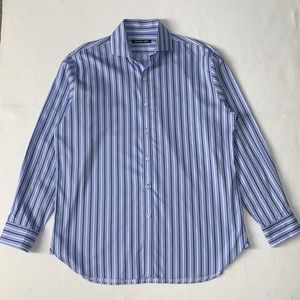 MICHAEL KORS MENS STRIPPED SHIRT SIZE 16 32/33